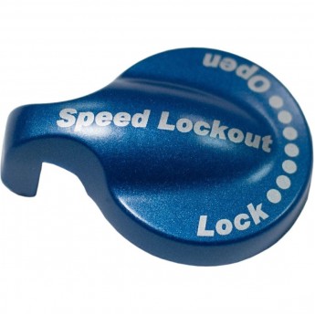 Ручка выключатея амортизации вилки SUNTOUR SF-XCM HLO на "ногу", синяя